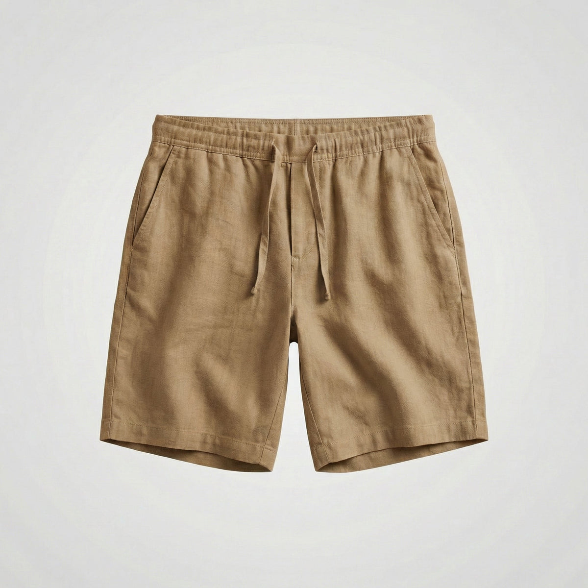 Pantalon court lin homme | bas léger vacances