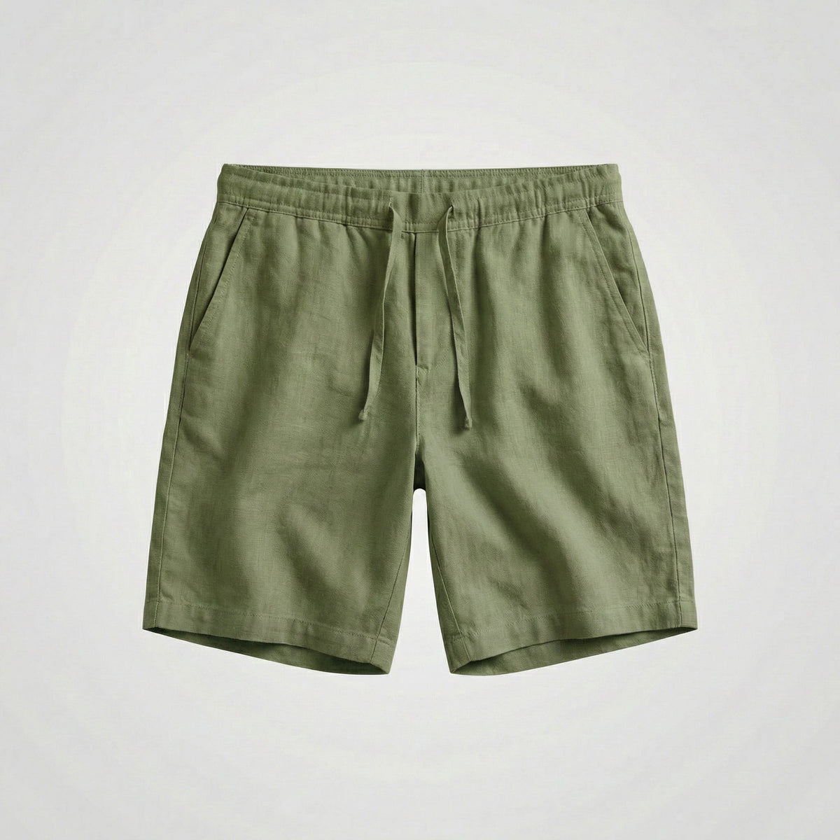 Pantalon court lin homme | bas léger vacances