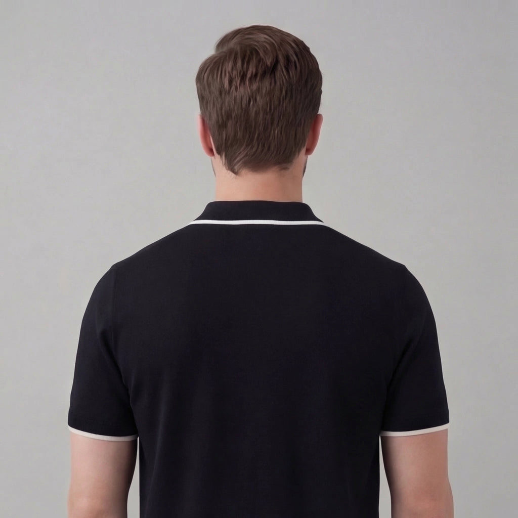 Polo sans bouton | haut maille homme casual