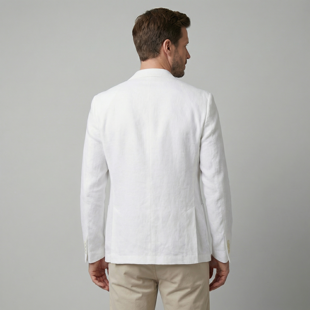 Veste lin homme | blazer élégant vacances