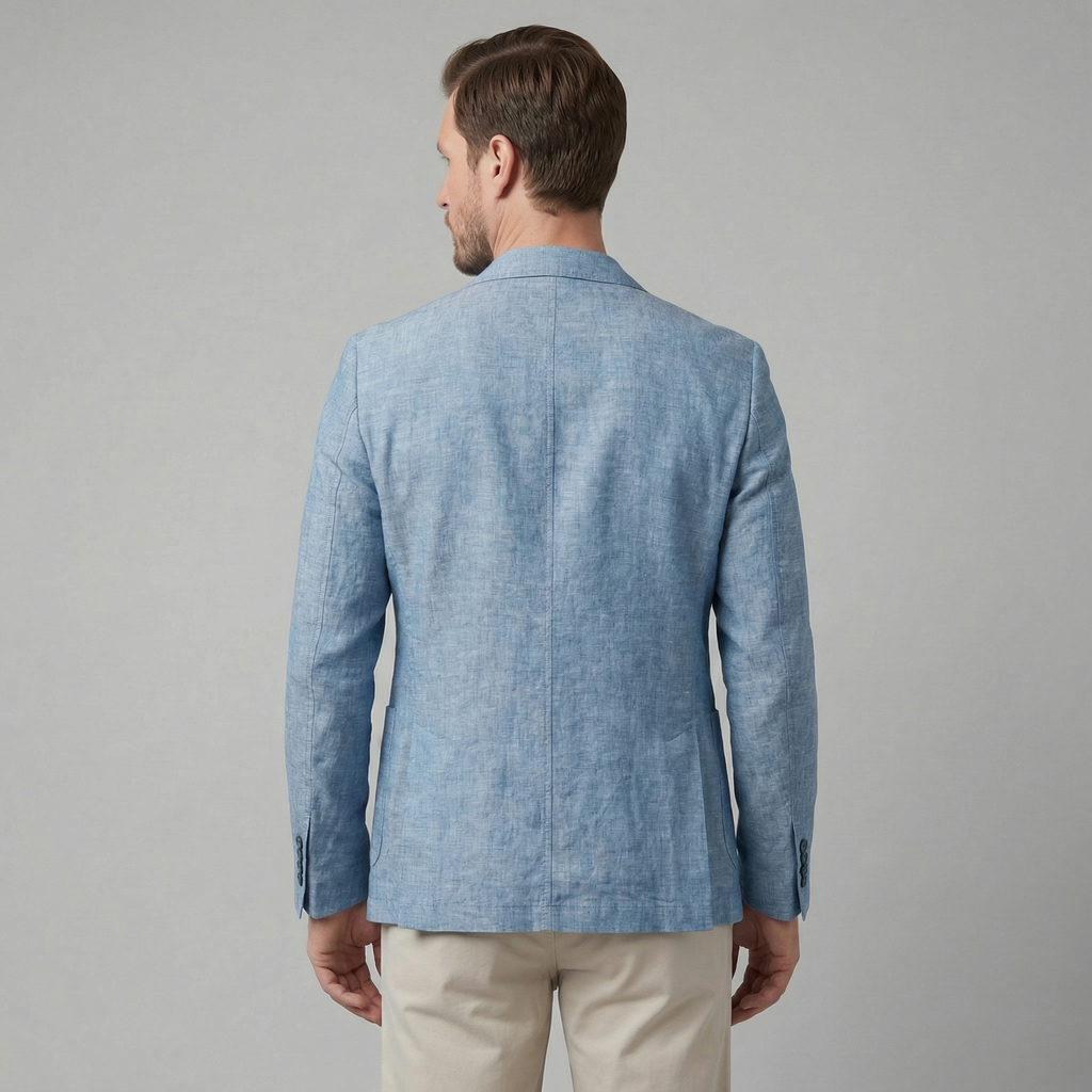 Veste lin homme | blazer élégant vacances