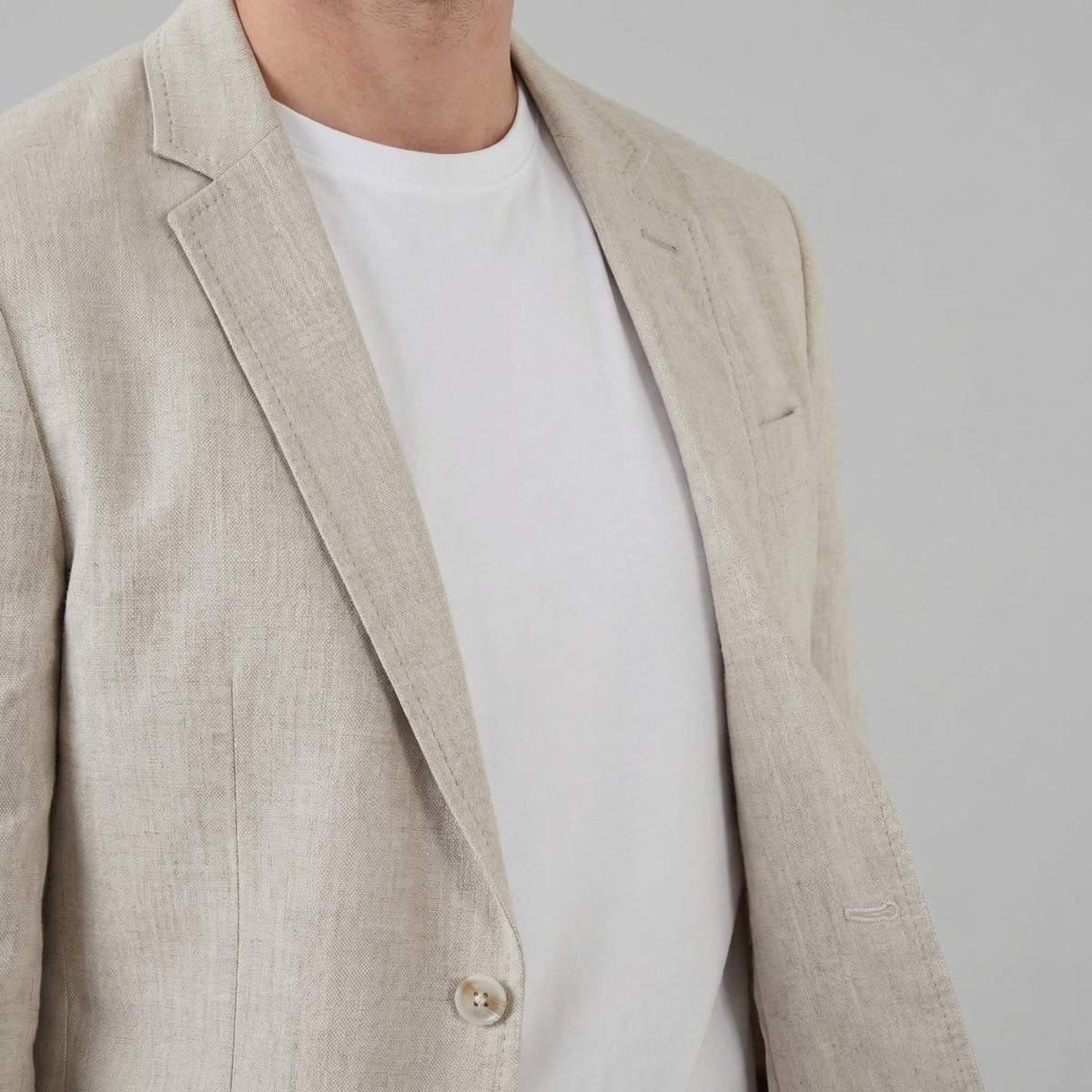 Veste lin homme | blazer élégant vacances