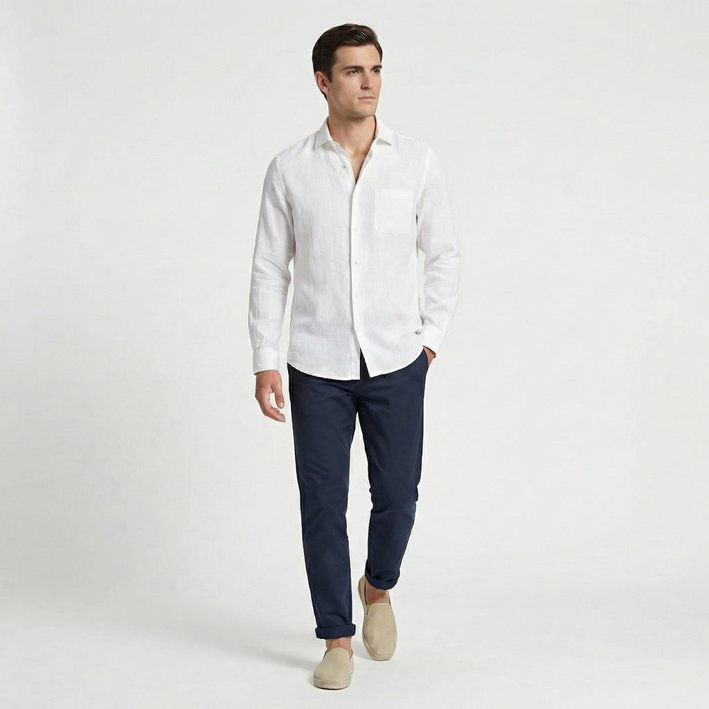 Haut lin homme | chemise été classique