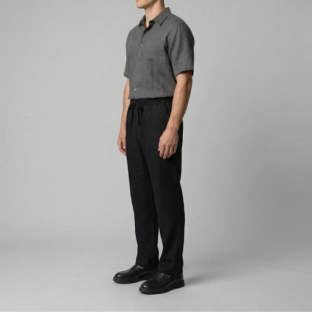 Pantalon slim lin | bas homme plage