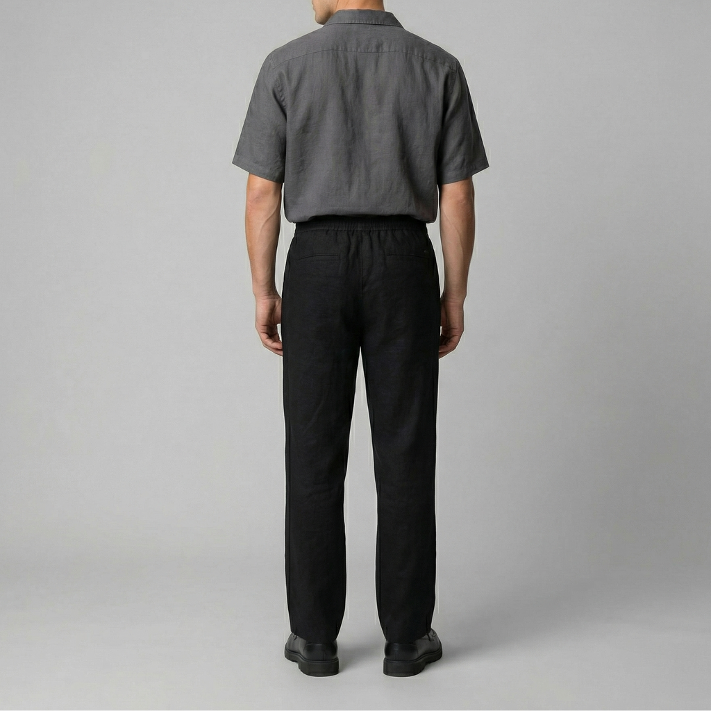 Pantalon slim lin | bas homme plage