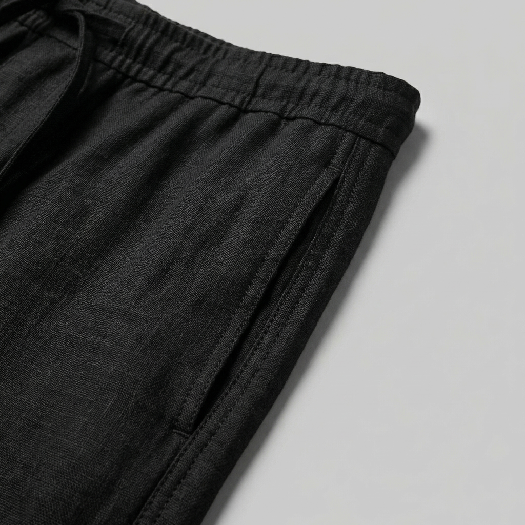 Pantalon slim lin | bas homme plage