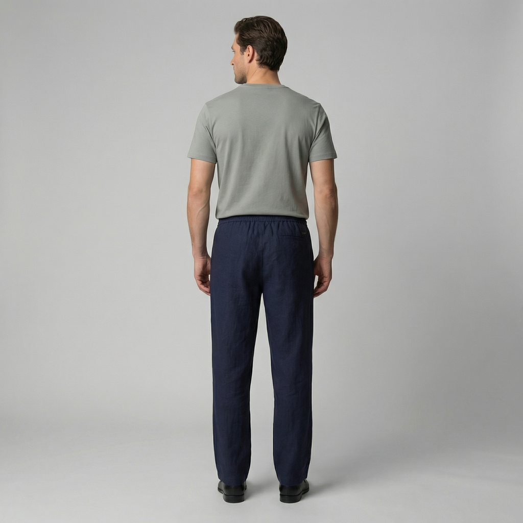 Pantalon slim lin | bas homme plage