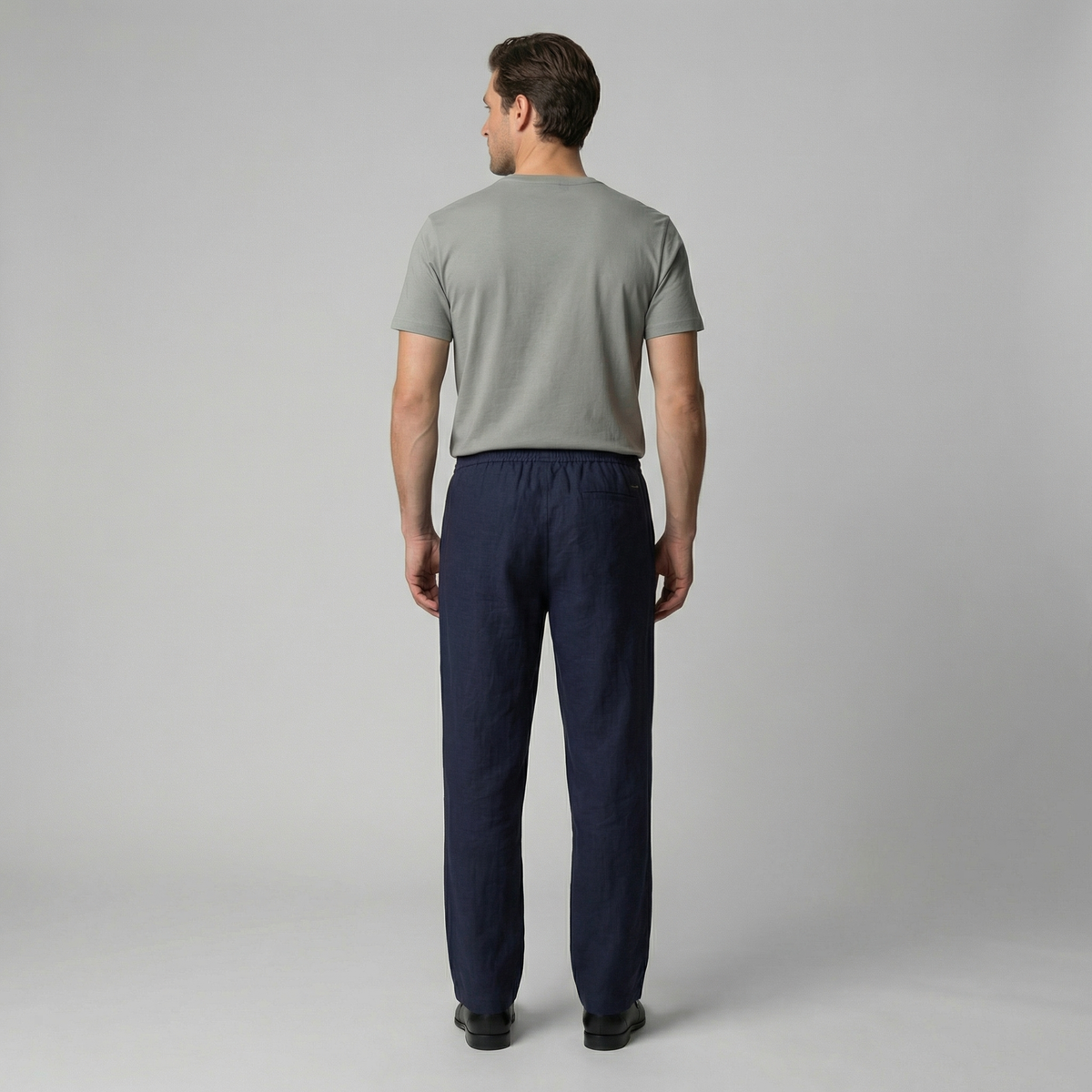 Pantalon slim lin | bas homme plage