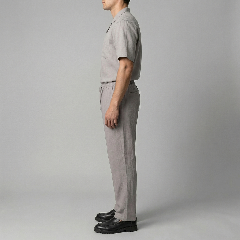 Pantalon slim lin | bas homme plage