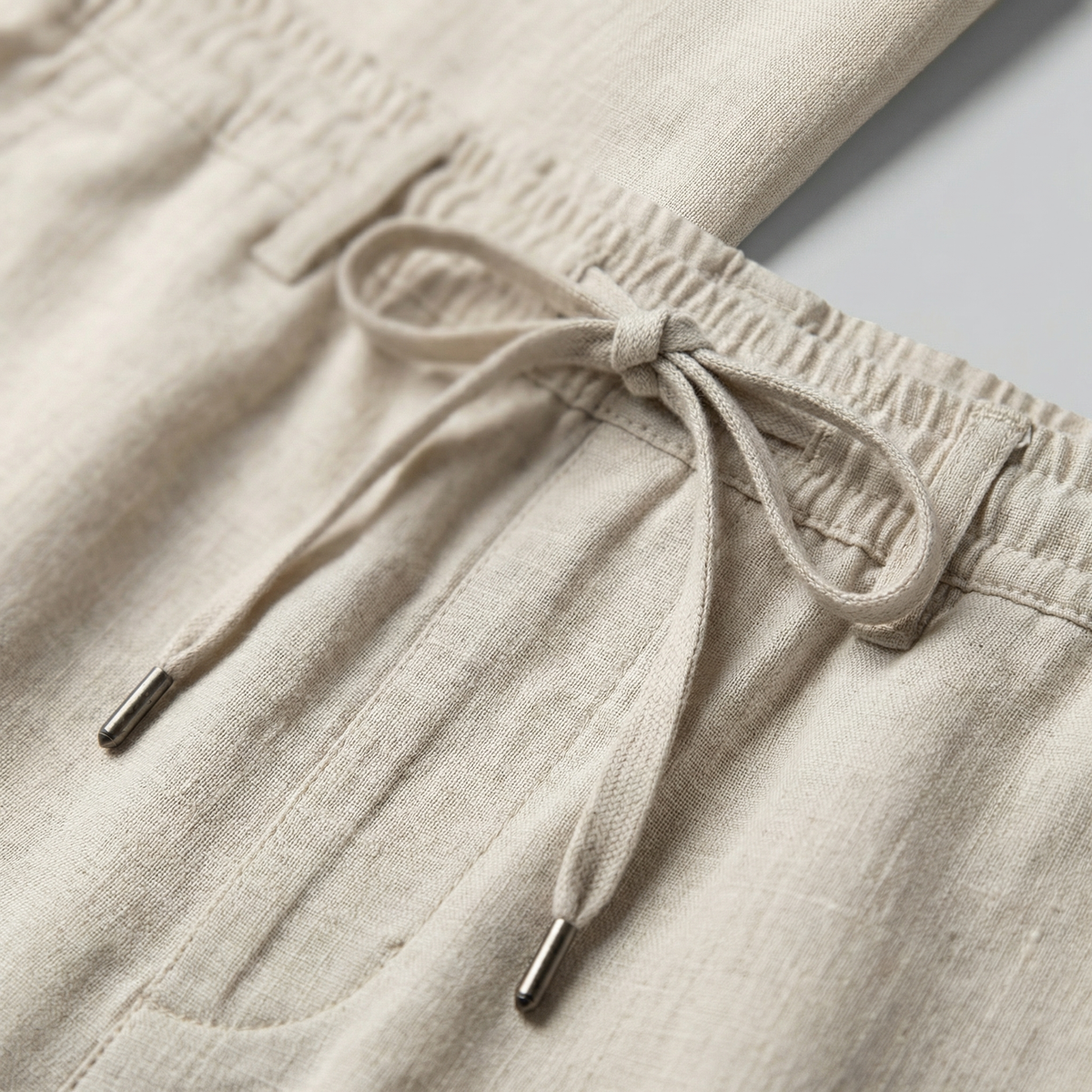 Pantalon slim lin | bas homme plage