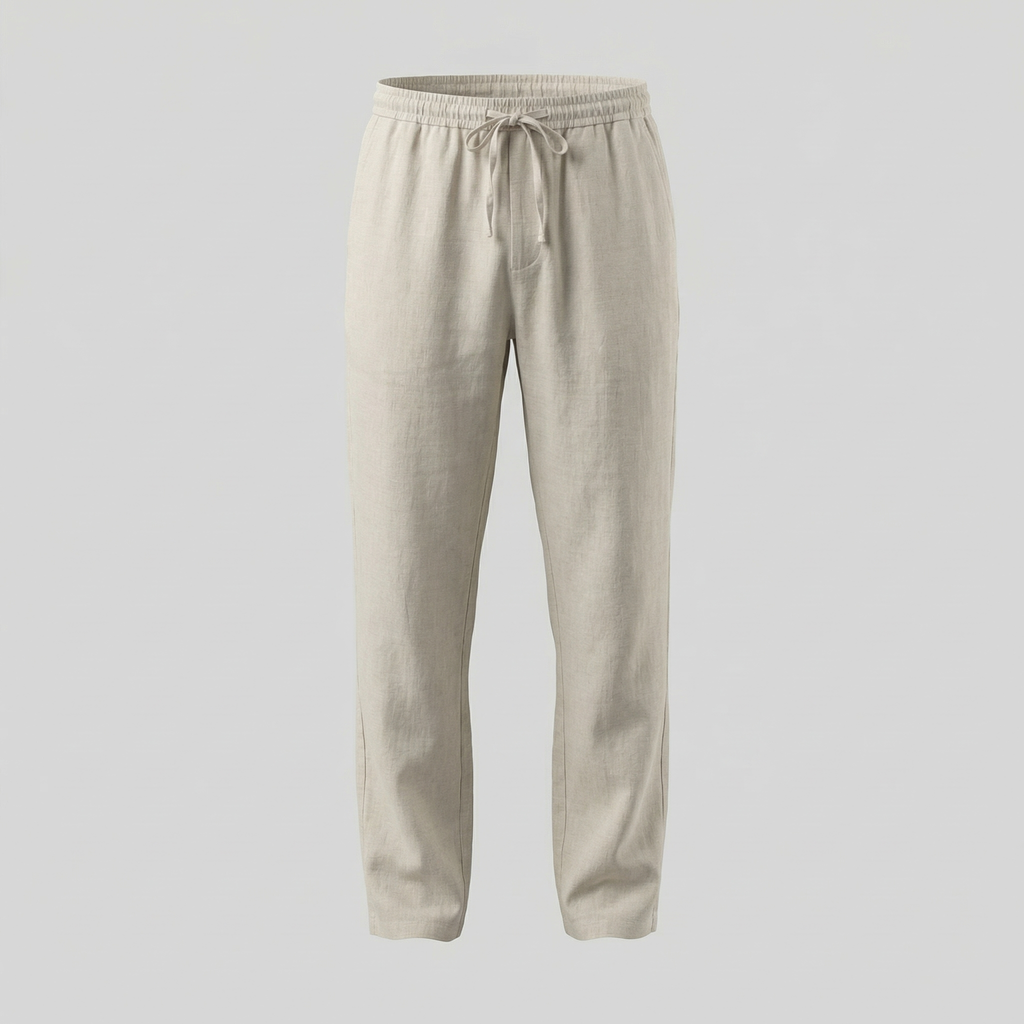 Pantalon slim lin | bas homme plage