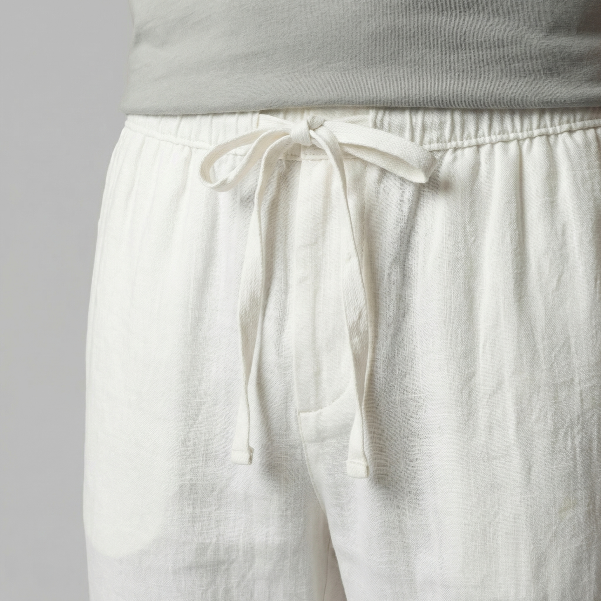 Pantalon slim lin | bas homme plage