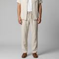 Pantalon slim lin | bas homme plage