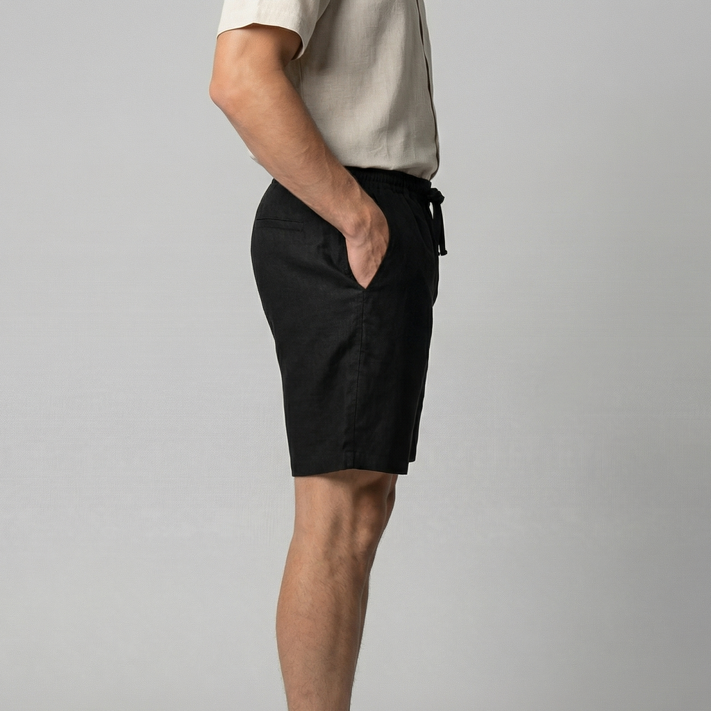 Bermudas lin homme | short plage quotidien