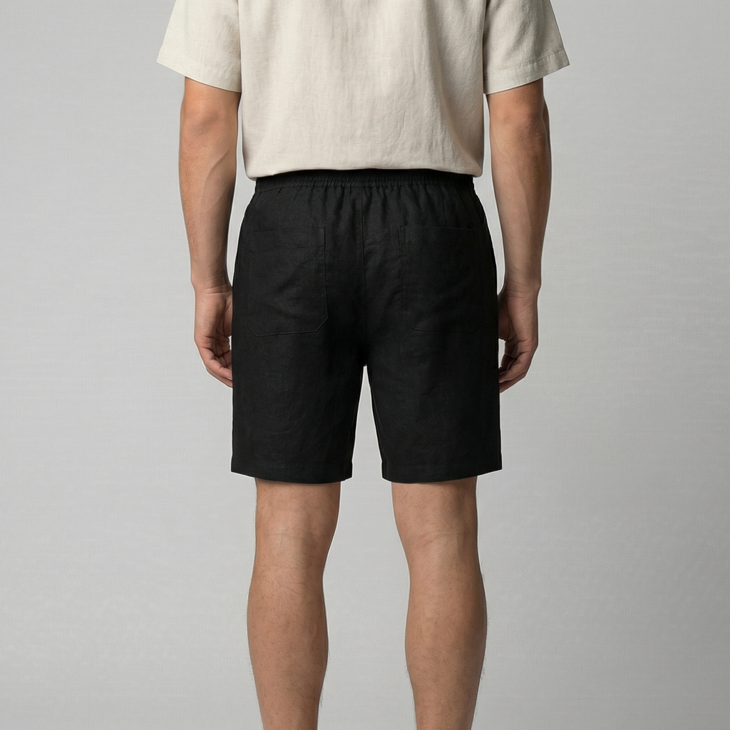 Bermudas lin homme | short plage quotidien