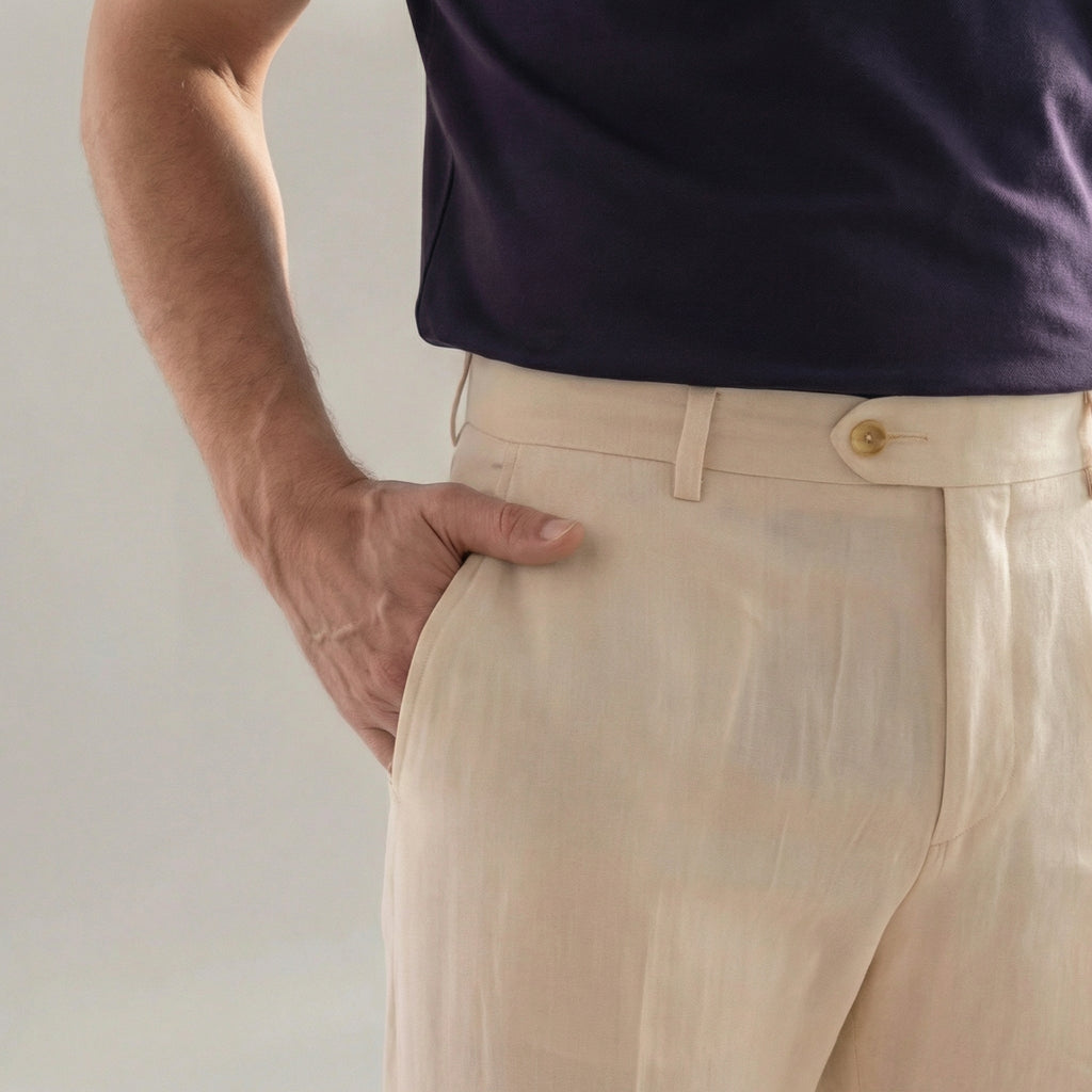Bas en lin homme | pantalon léger quotidien