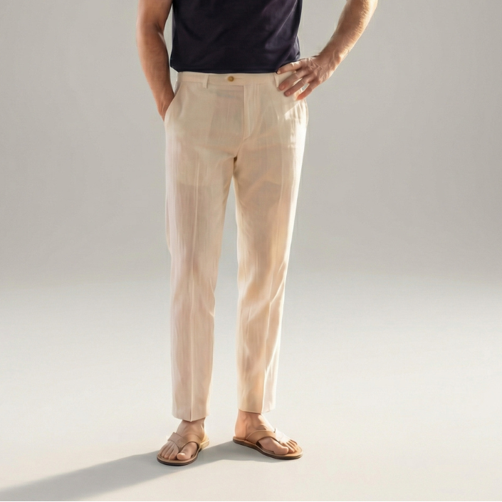 Bas en lin homme | pantalon léger quotidien