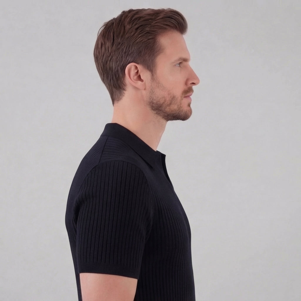 Haut polo homme | maille coton moderne