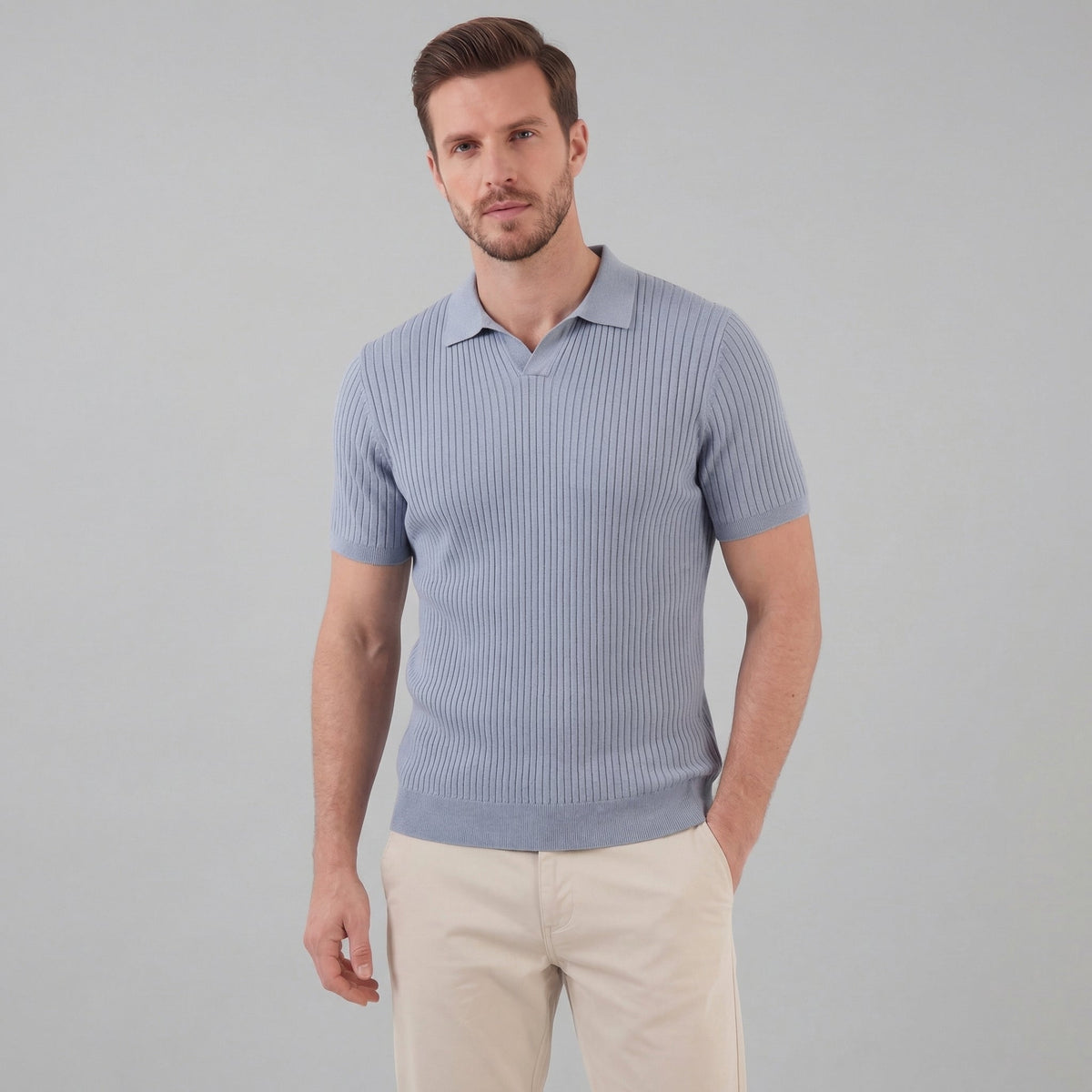 Haut polo homme | maille coton moderne