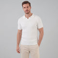 Haut polo sport | ensemble maille texturée