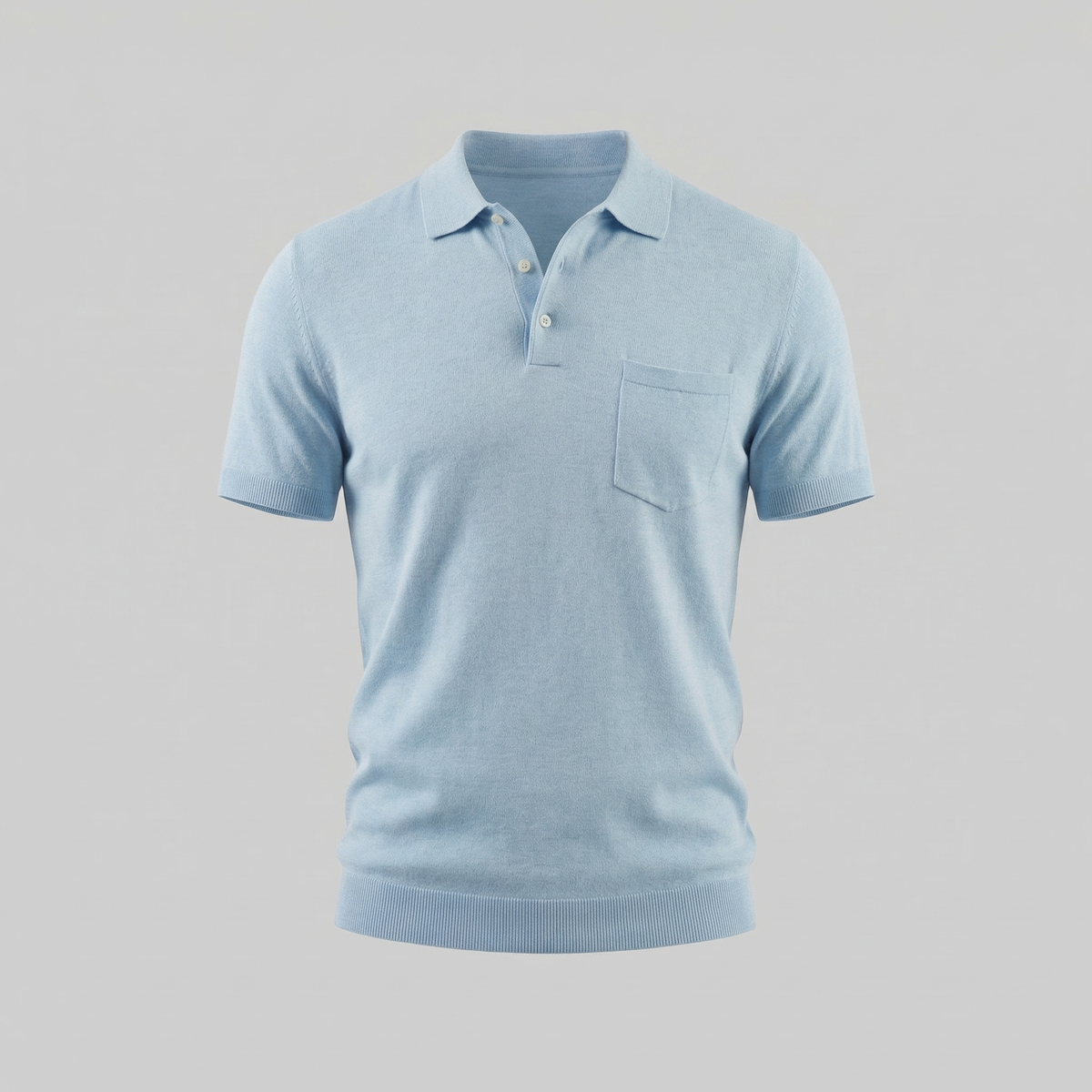 Haut polo été | vêtement maille fluide