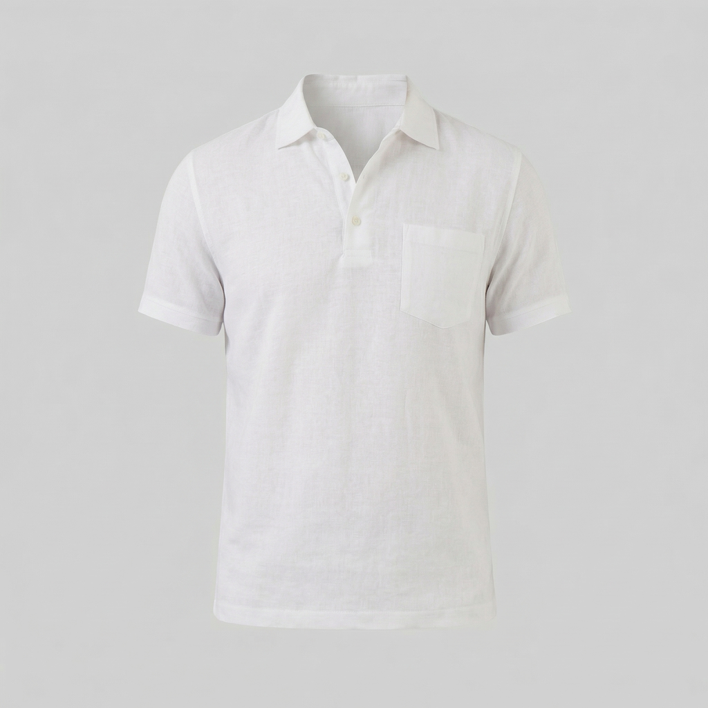 Haut polo été | vêtement maille fluide
