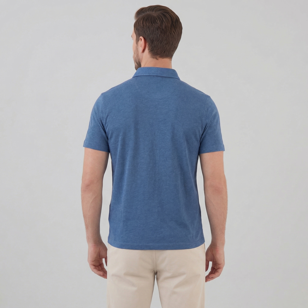 Haut polo été | vêtement maille fluide