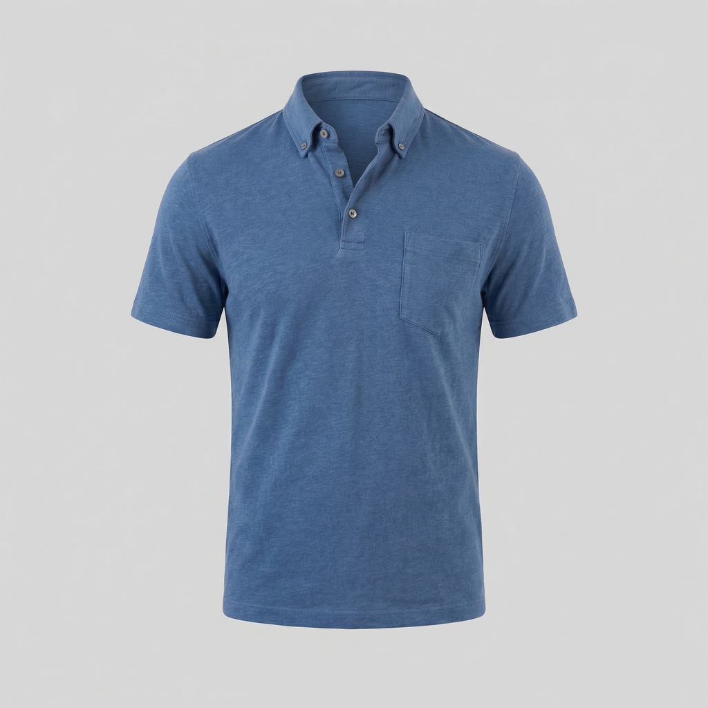 Haut polo été | vêtement maille fluide