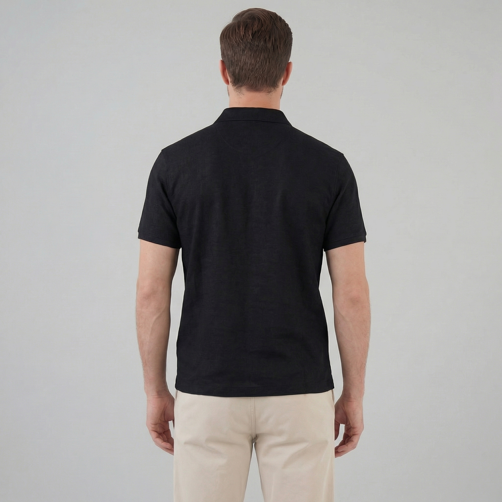 Haut polo été | vêtement maille fluide