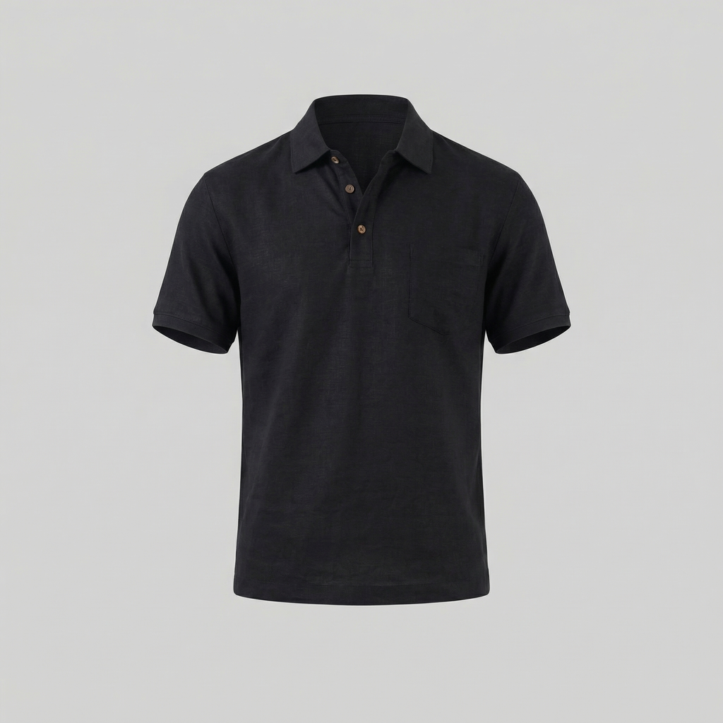 Haut polo été | vêtement maille fluide