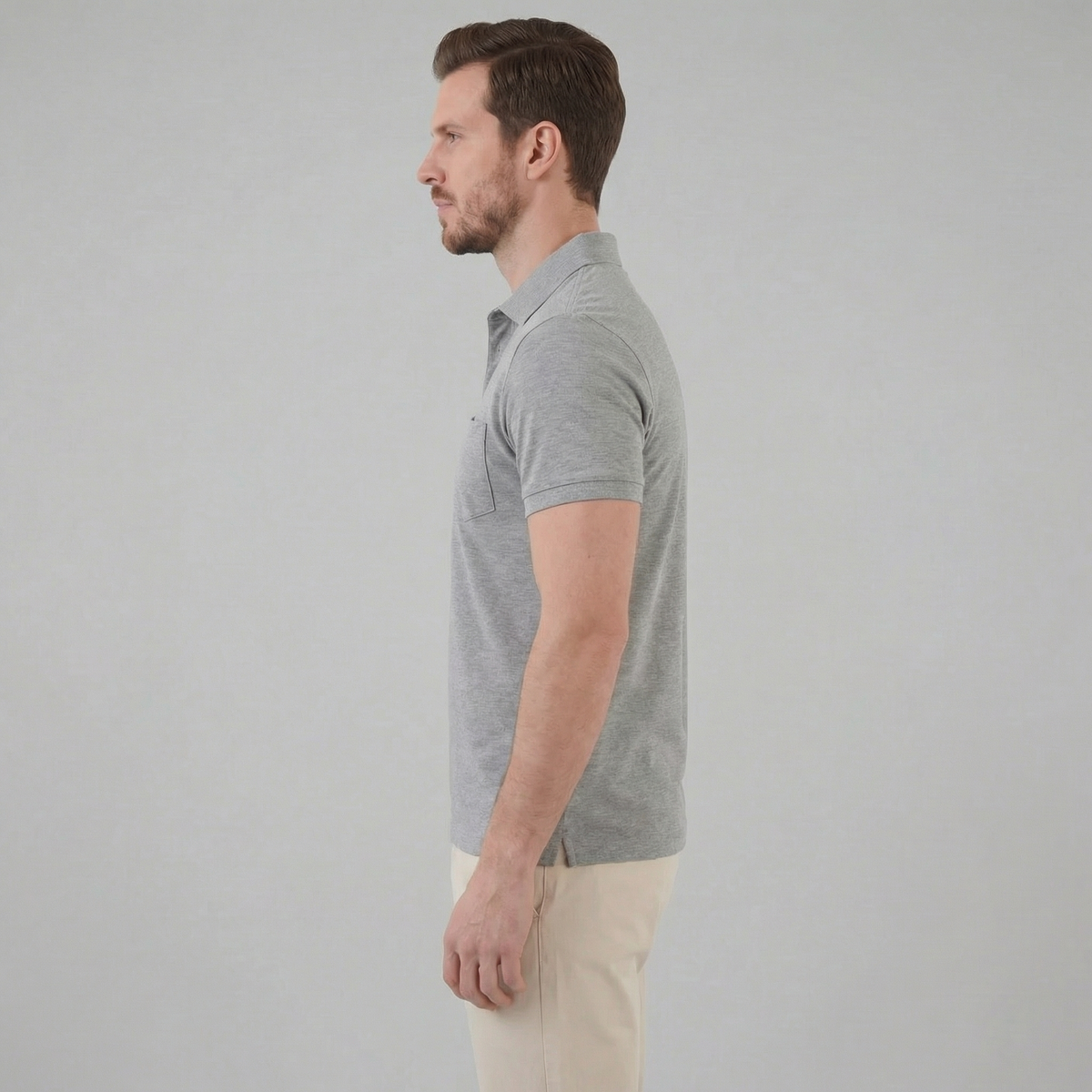 Haut polo été | vêtement maille fluide