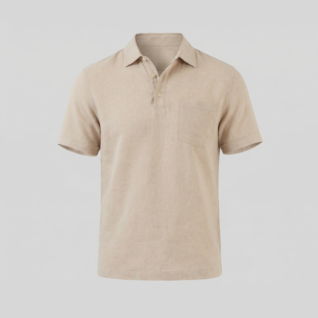 Haut polo été | vêtement maille fluide