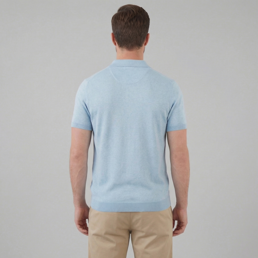 Haut polo été | vêtement maille fluide