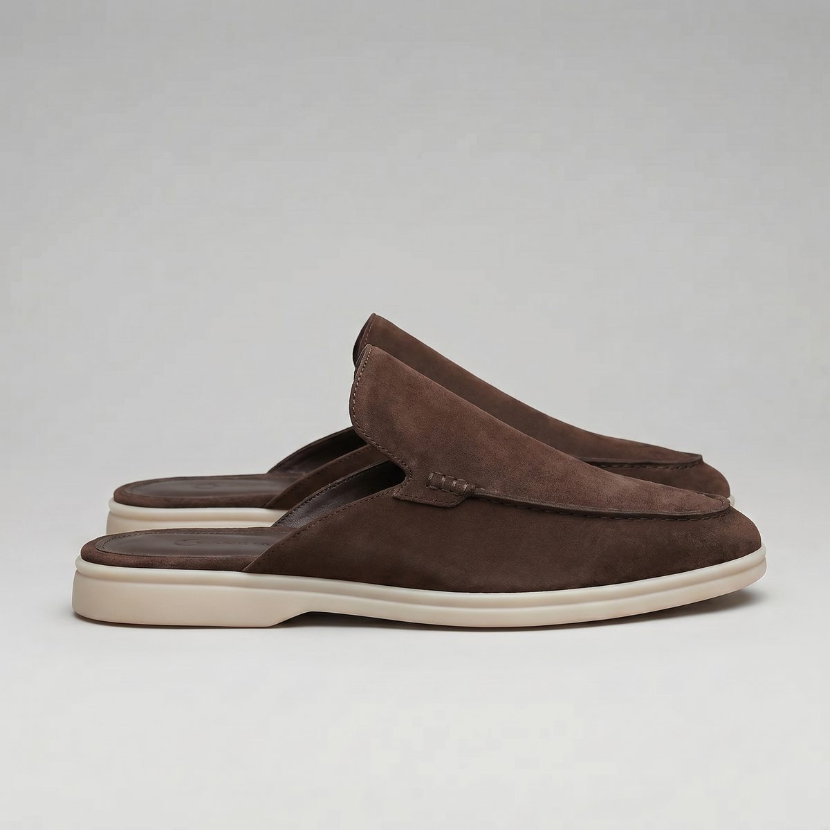 Chaussures mules homme | daim destalonné quotidien