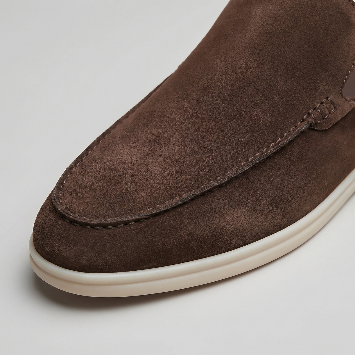 Chaussures mules homme | daim destalonné quotidien