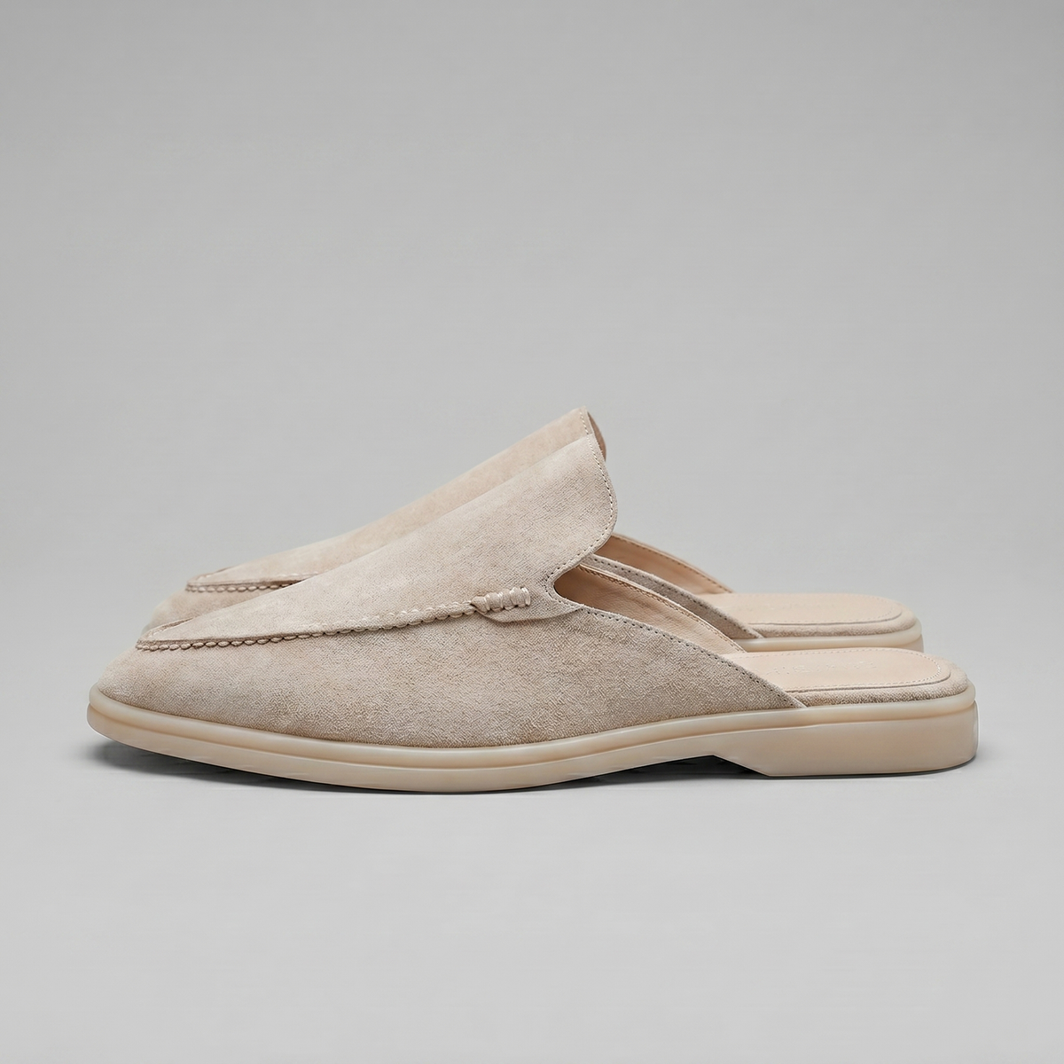 Chaussures mules homme | daim destalonné quotidien