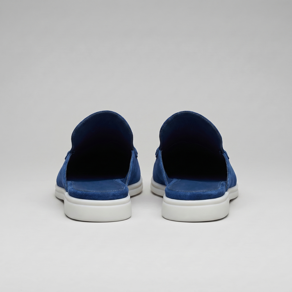 Chaussures mules homme | daim destalonné quotidien