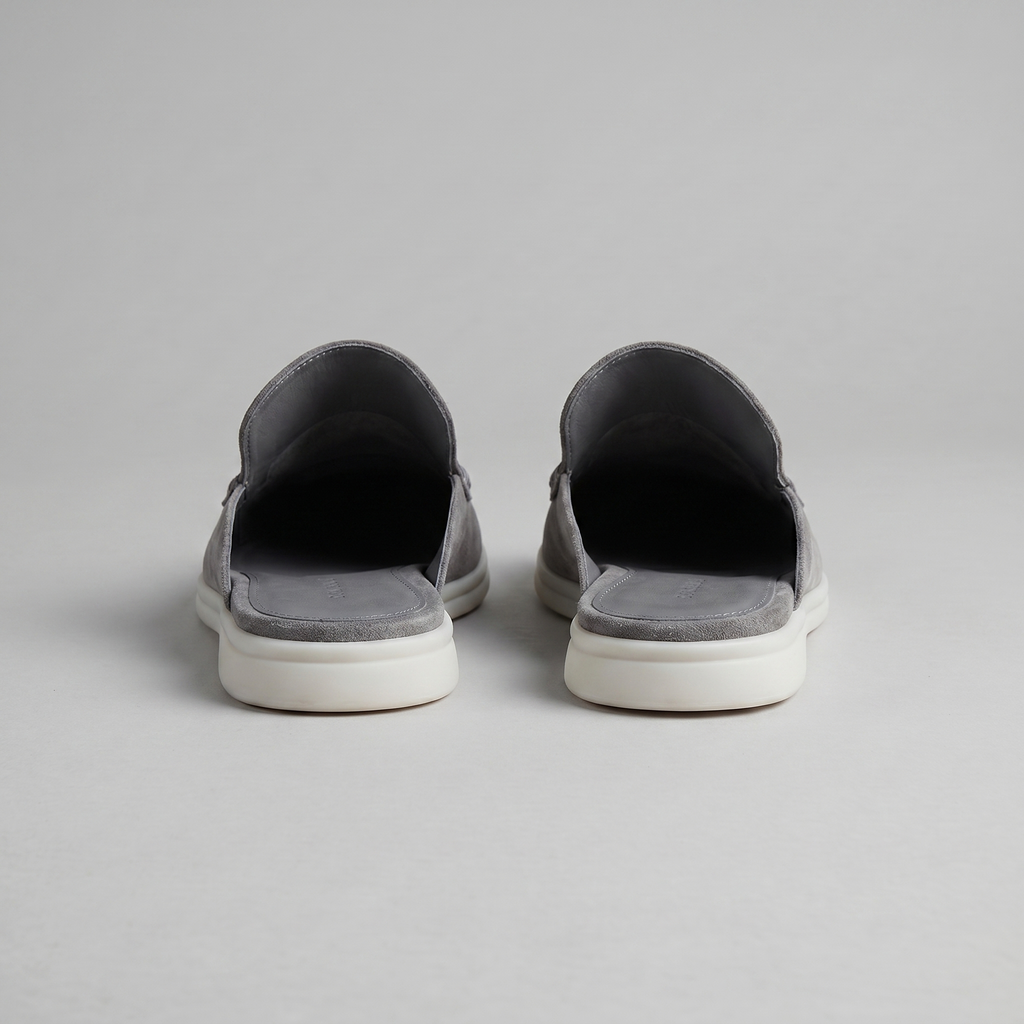 Chaussures mules homme | daim destalonné quotidien