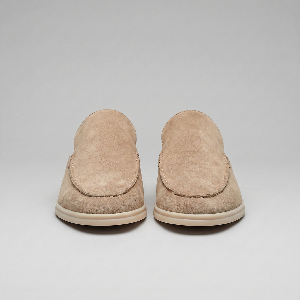Chaussures mules homme | daim destalonné quotidien