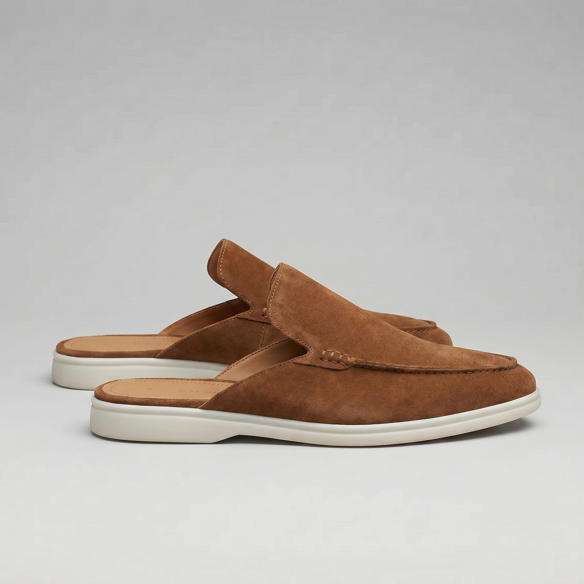 Chaussures mules homme | daim destalonné quotidien