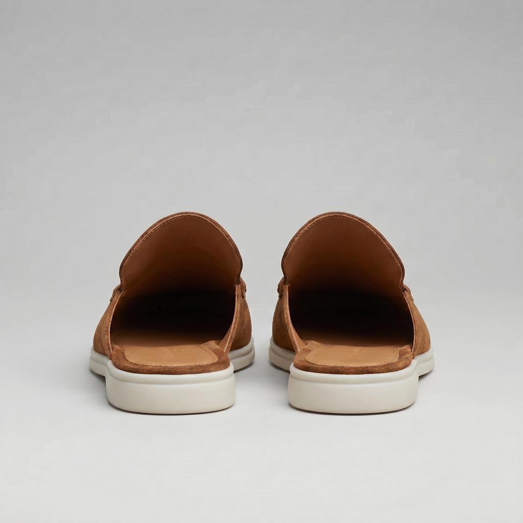 Chaussures mules homme | daim destalonné quotidien