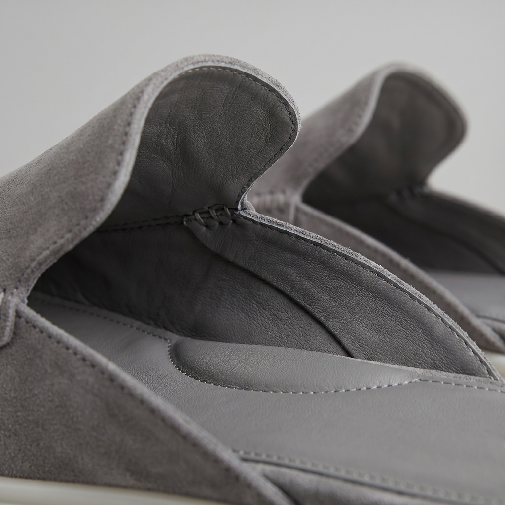 Chaussures mules homme | daim destalonné quotidien