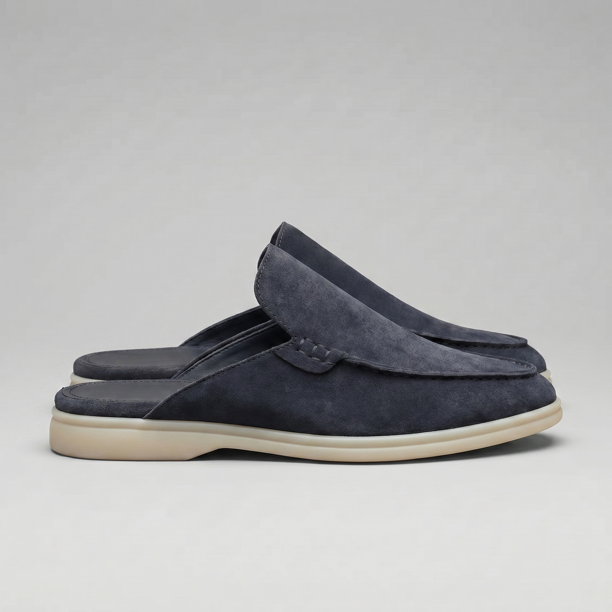 Chaussures mules homme | daim destalonné quotidien