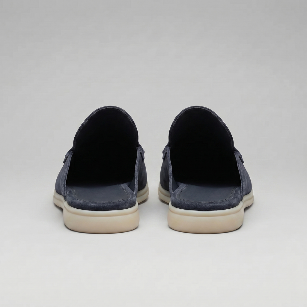 Chaussures mules homme | daim destalonné quotidien