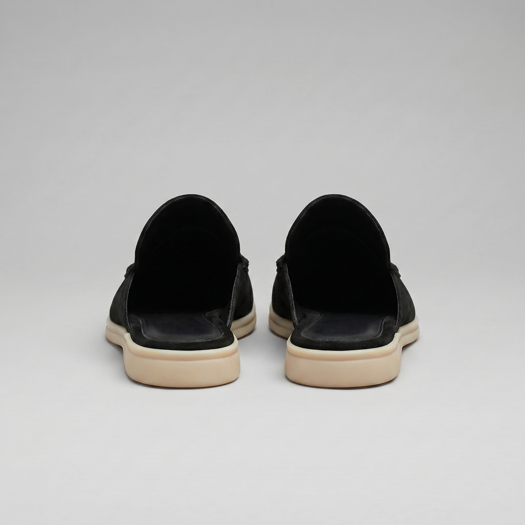 Chaussures mules homme | daim destalonné quotidien