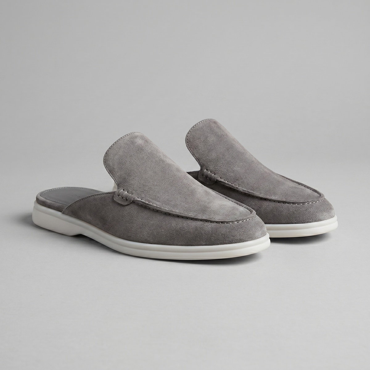 Chaussures mules homme | daim destalonné quotidien