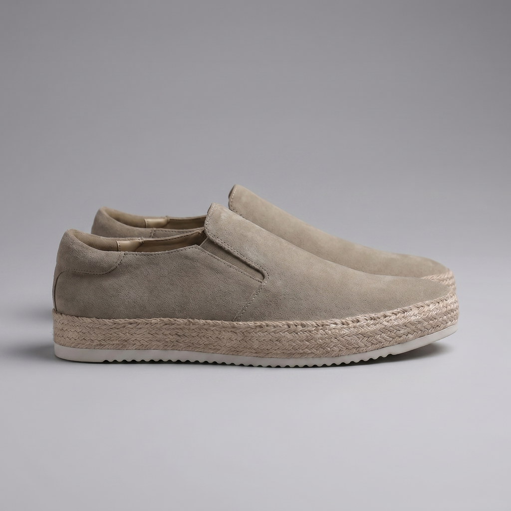 Chaussures daim homme | mocassin plage urbain