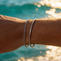 Set de Bracelets en Acier Inoxydable Homme – Chaîne Fine et Style Minimaliste