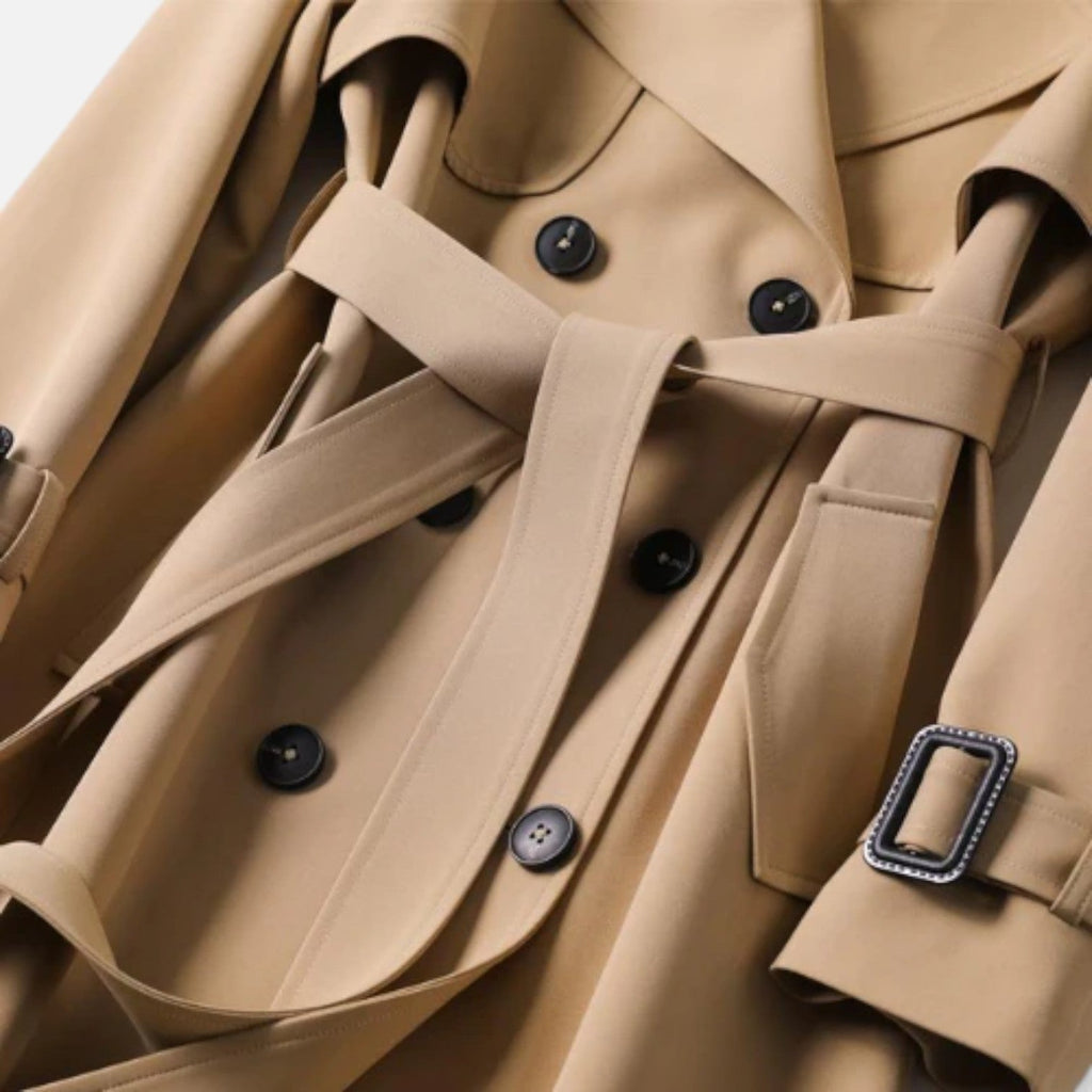 Ancienne Monde | Manteau Long Femme en Laine Style Classique Élégant
