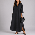 Robe Longue Style Chemisier